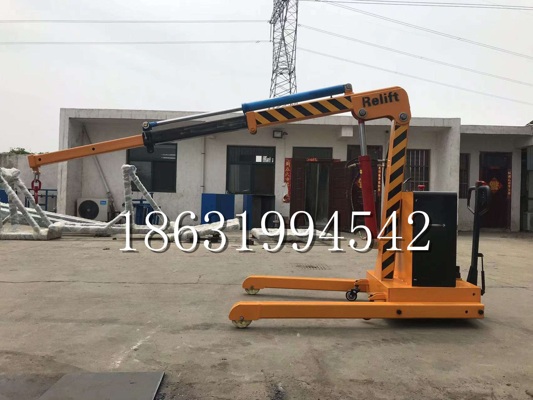 清河区久征定做3吨三轮随车吊 农用园林绿化移树吊 平板工程用小吊机