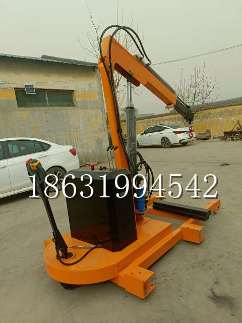 清河区自卸车厢随车吊 自制轮式四不像起重机 四驱平板吊 5吨 贵盛